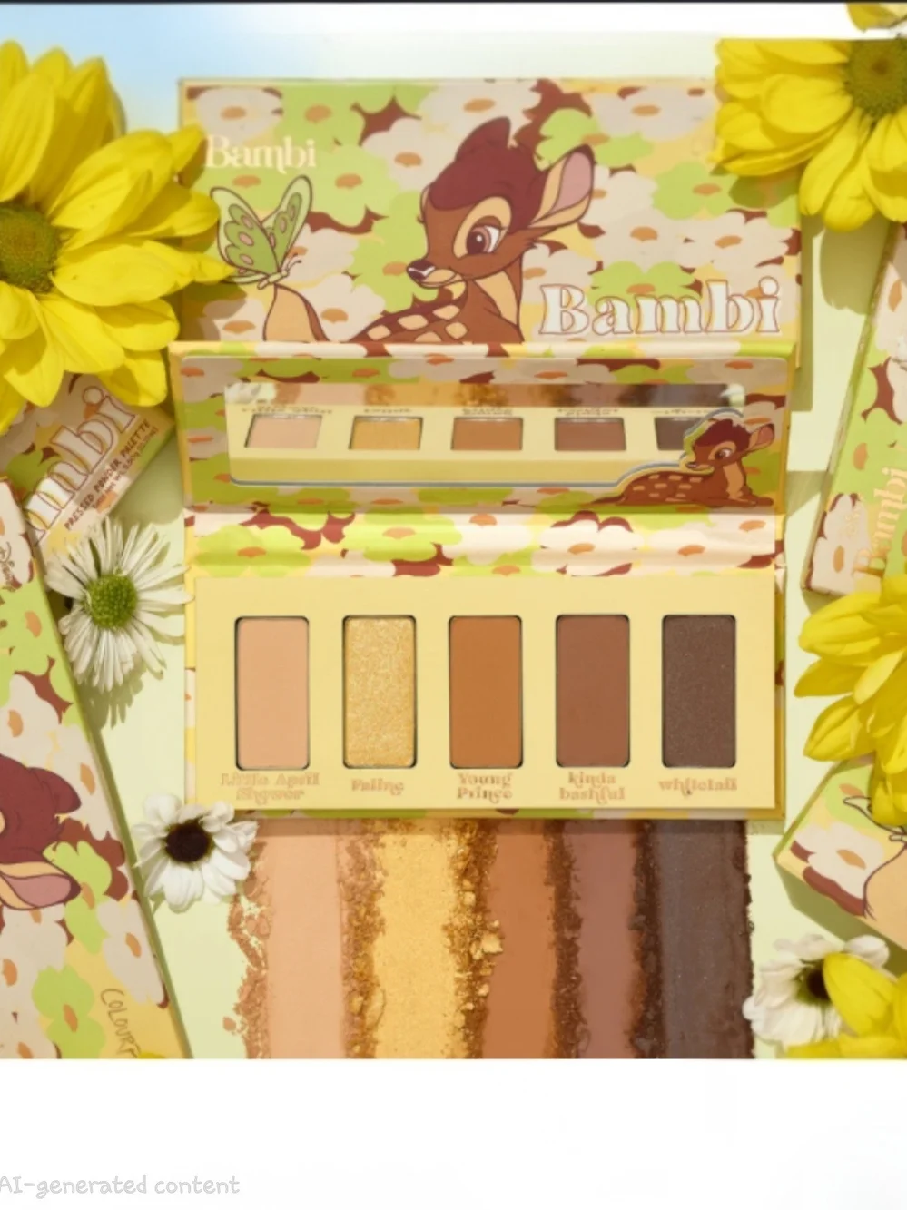 BNIB *RARE* ColourPop x Disney Bambi Palettes + Meadow Eyeliner Set